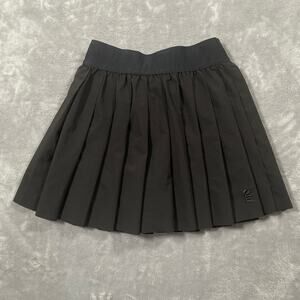 PE Nation Volley Skort Womens XS Black Pleated Tennis Pickleball Activewear